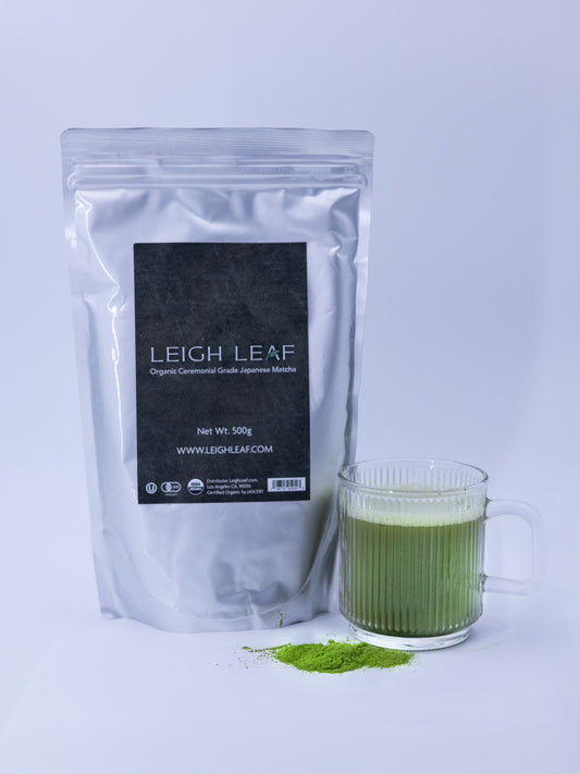 Premium Organic Ceremonial Grade Japanese Matcha - Cafe Restaurant 500g Bag